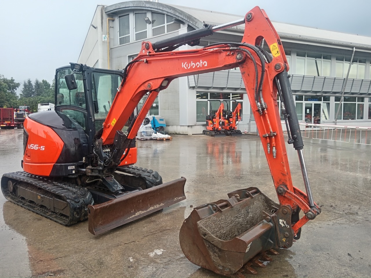 Mini escavatore KUBOTA U56-5 KGLS2AT - Franco Clò Macchine Movimento Terra