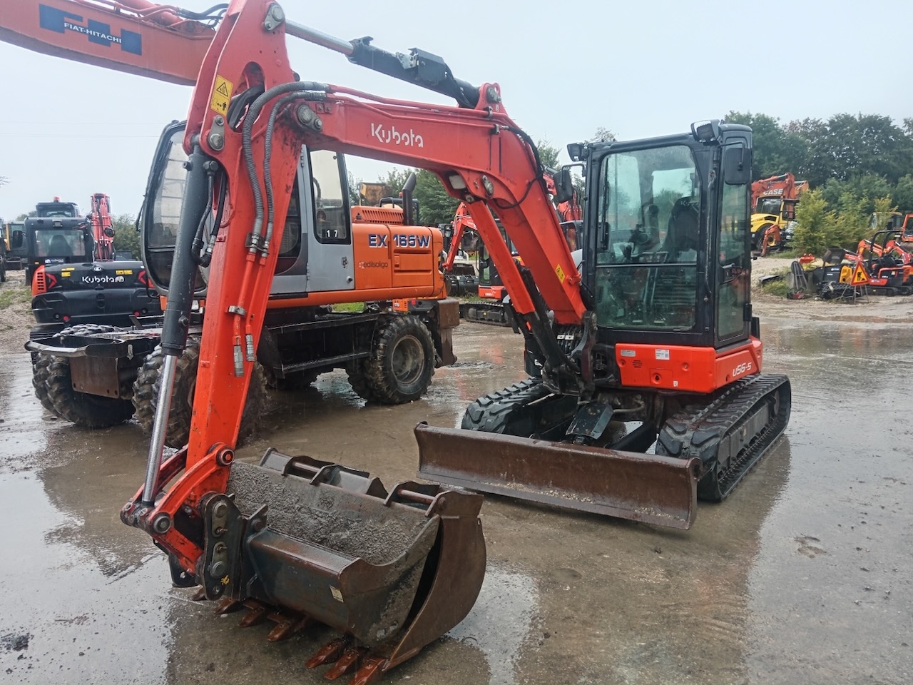 Mini escavatore KUBOTA U56-5 KGLS2AT - Franco Clò Macchine Movimento Terra