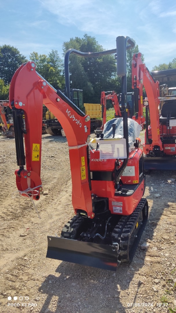 Mini escavatore KUBOTA K008.5 VHG - Franco Clò Macchine Movimento Terra