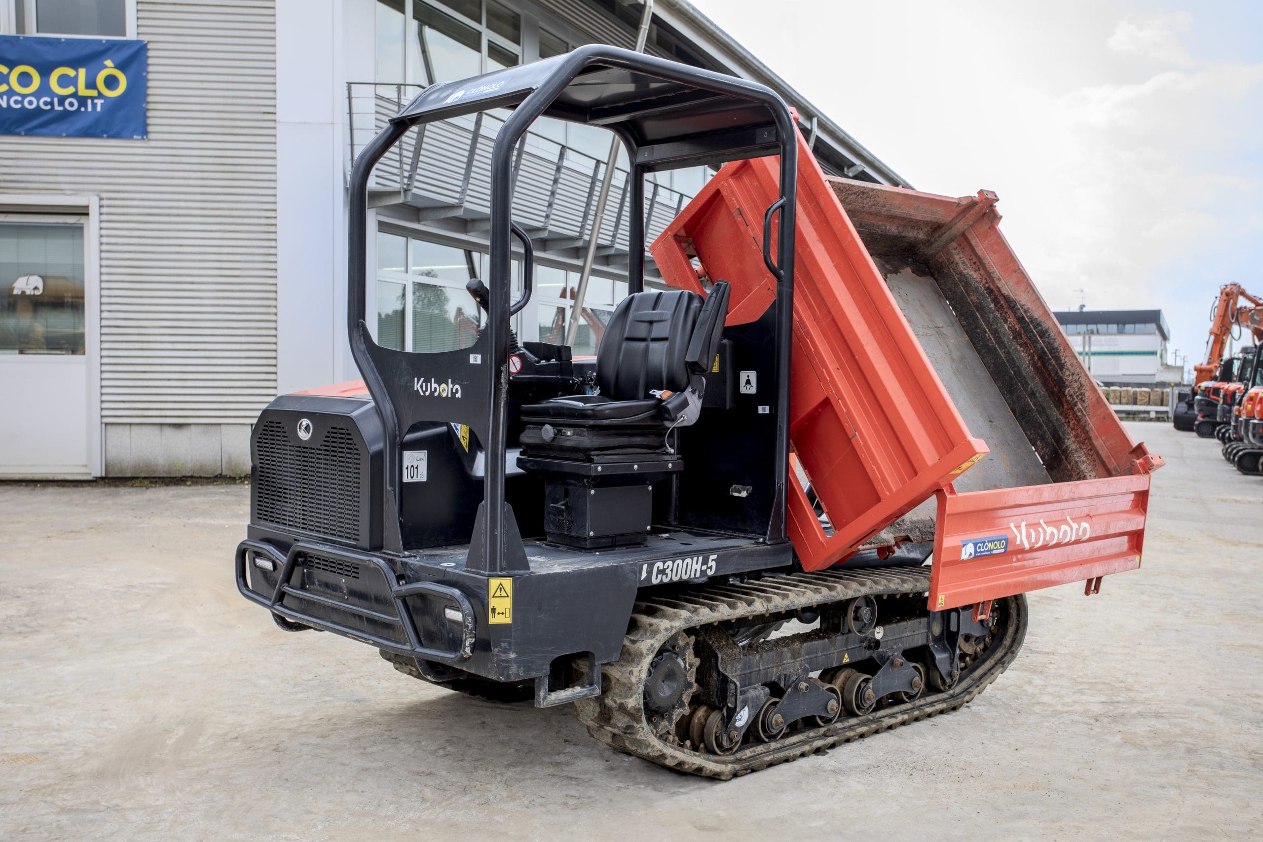 Dumper cingolato KUBOTA KC300HR-5 - Franco Clò Macchine Movimento Terra