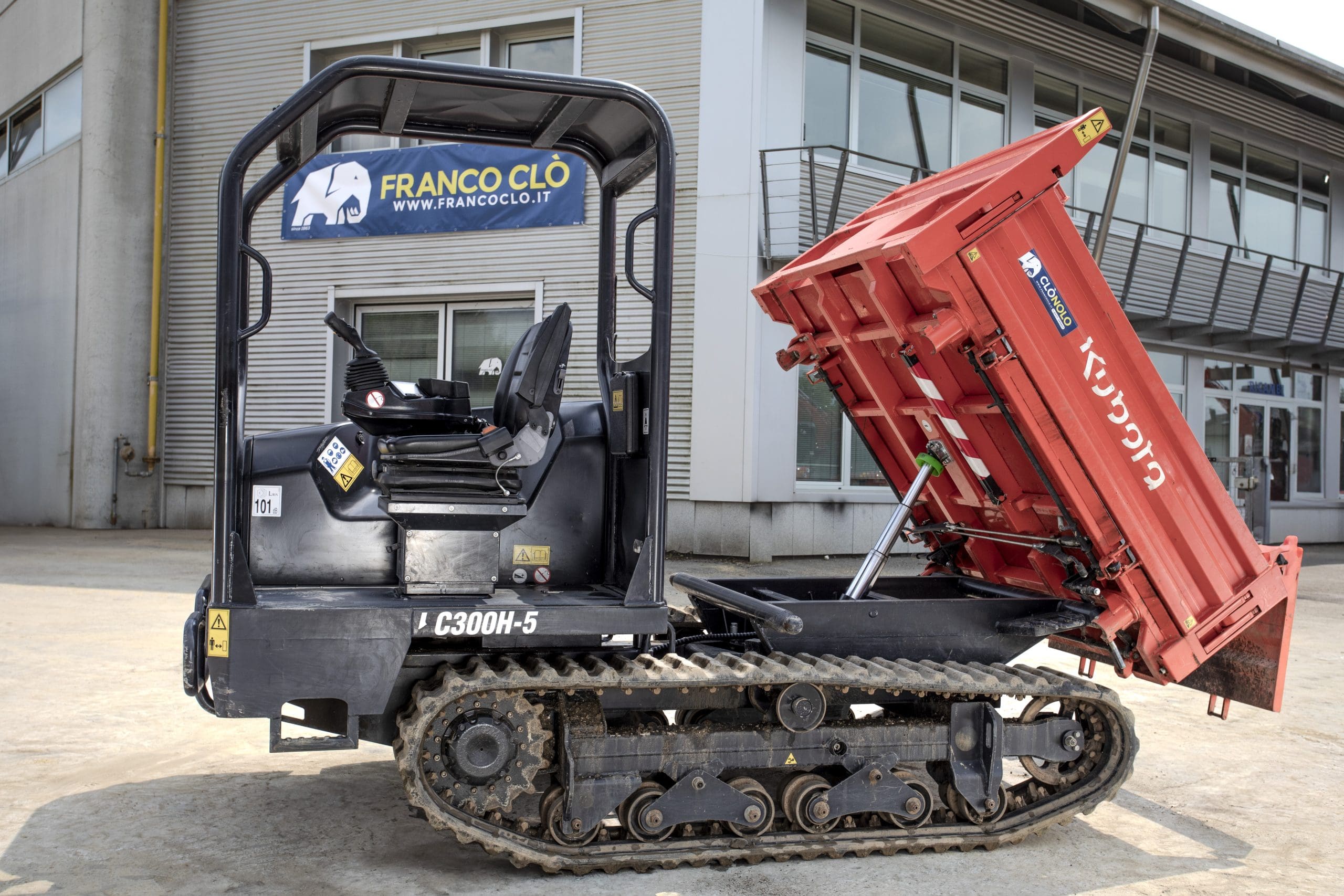 Dumper cingolato KUBOTA KC300HR-5 - Franco Clò Macchine Movimento Terra