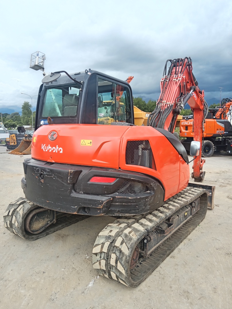 Kubota KX080-4 2P GLAT compact excavator - Franco Clò Macchine Movimento Terra