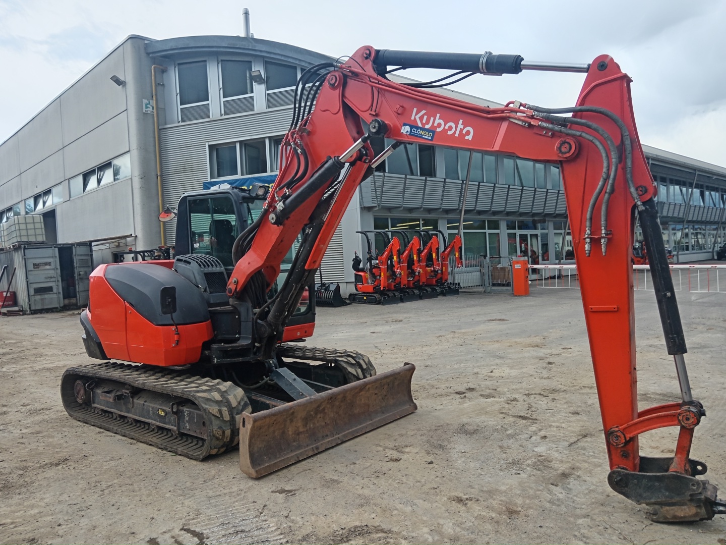 Kubota KX080-4 2P GLAT compact excavator - Franco Clò Macchine Movimento Terra