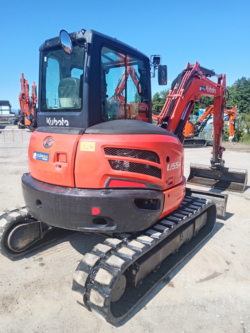 KUBOTA U55.4 KGLS2 mini excavator - Franco Clò Macchine Movimento Terra