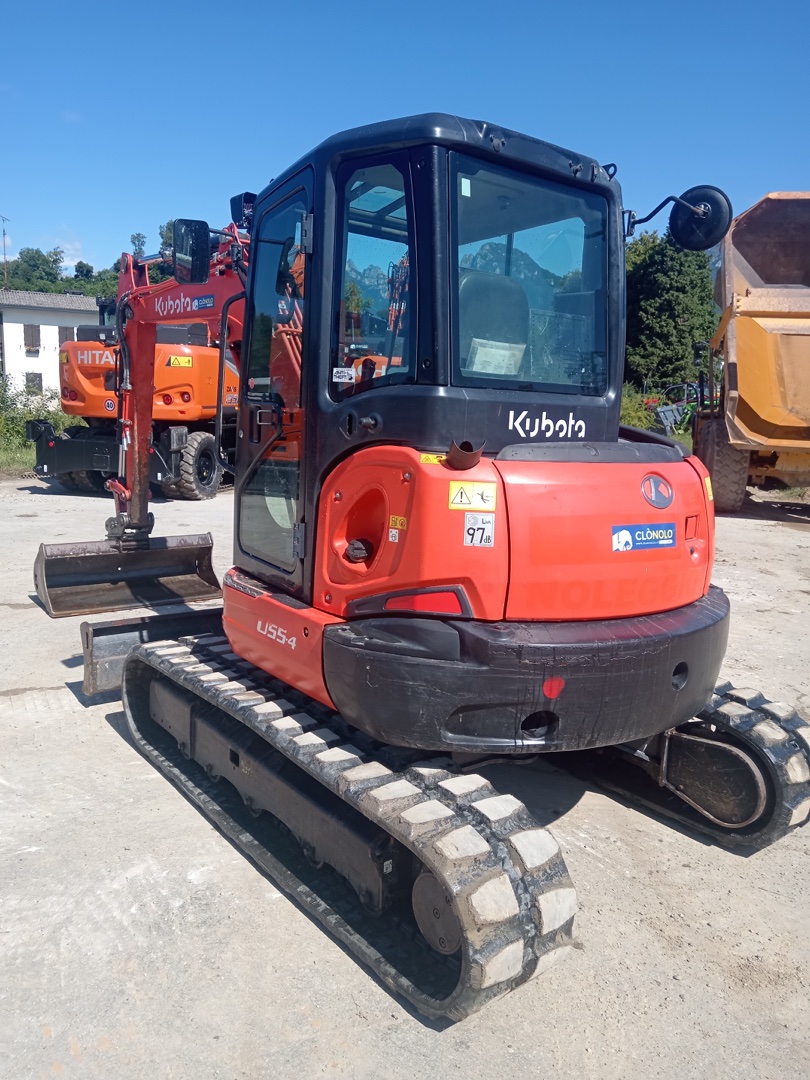 KUBOTA U55.4 KGLS2 mini excavator - Franco Clò Macchine Movimento Terra