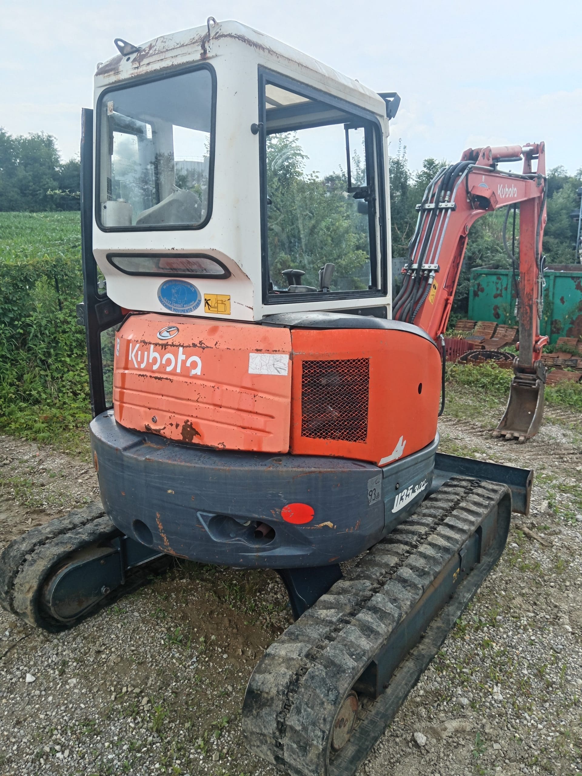 KUBOTA U35.3 compact mini excavator - Franco Clò Macchine Movimento Terra