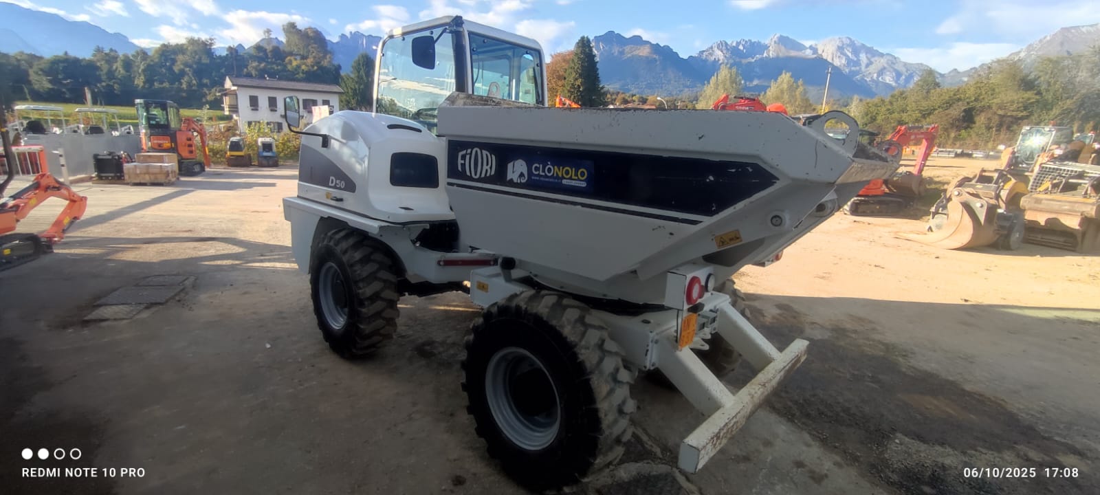 Dumper compatto FIORI D50 - Franco Clò Macchine Movimento Terra