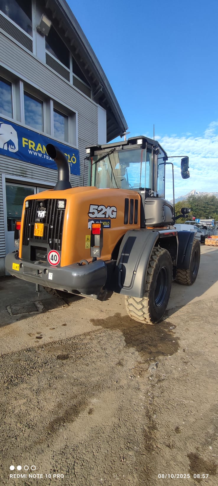 Pala gommata CASE 521 G - Franco Clò Macchine Movimento Terra