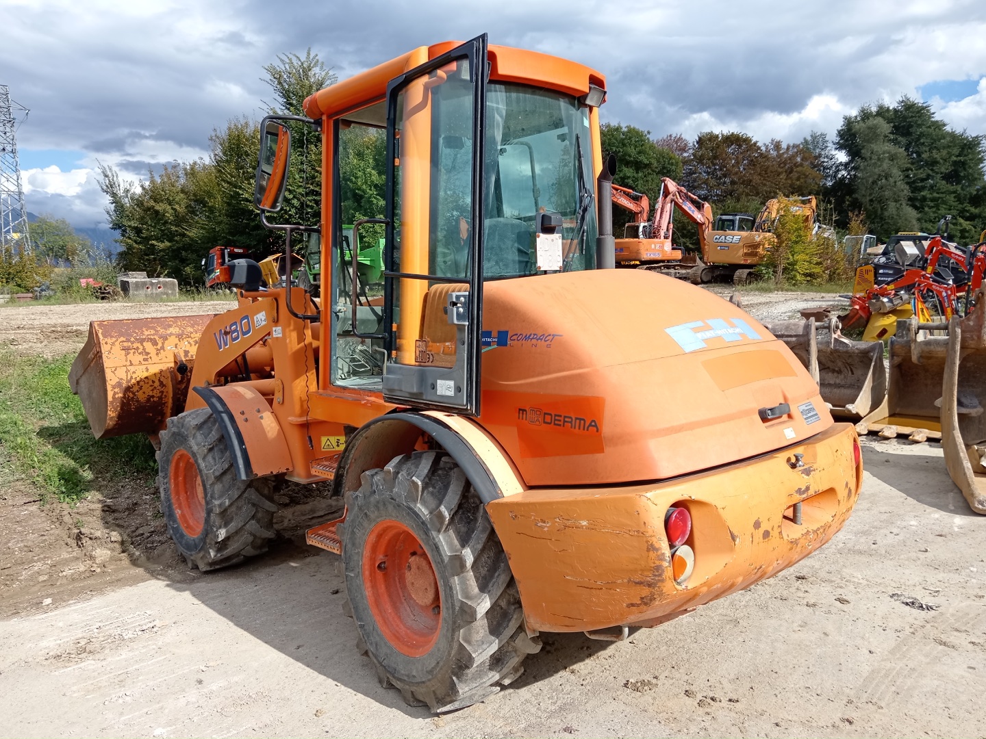 FIAT HITACHI W 80 H.2 wheel loader - Franco Clò Macchine Movimento Terra