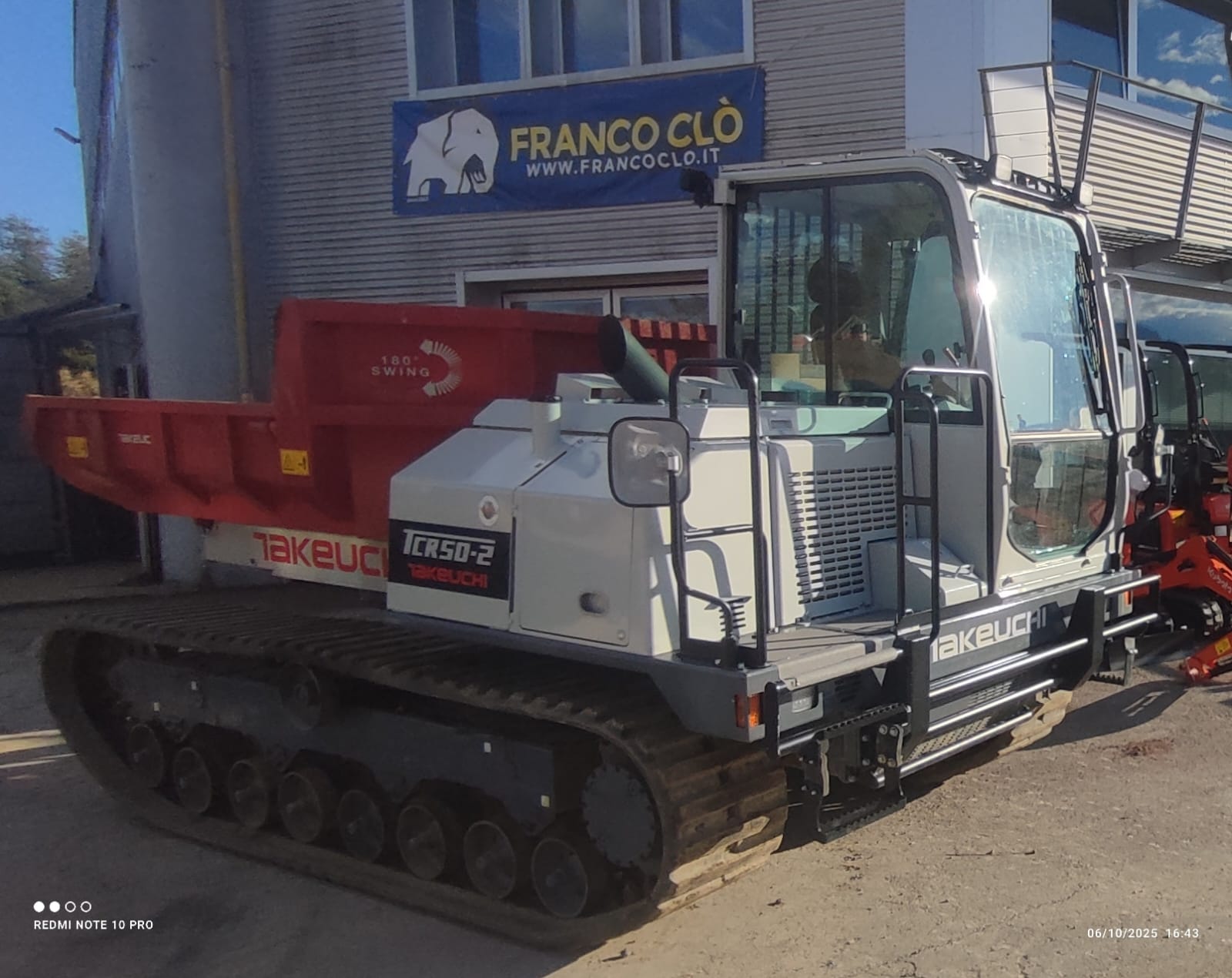 Dumper cingolato TAKEUCHI TCR 50.2 - Franco Clò Macchine Movimento Terra