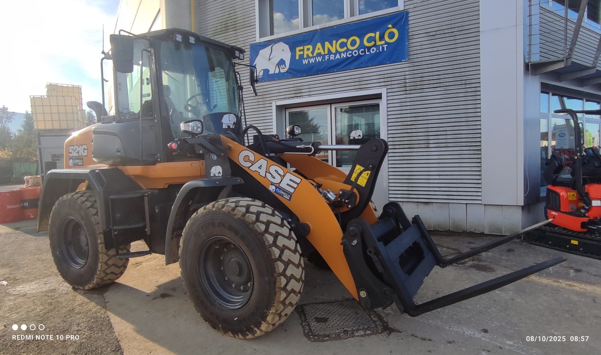 Pala gommata CASE 521 G - Franco Clò Macchine Movimento Terra