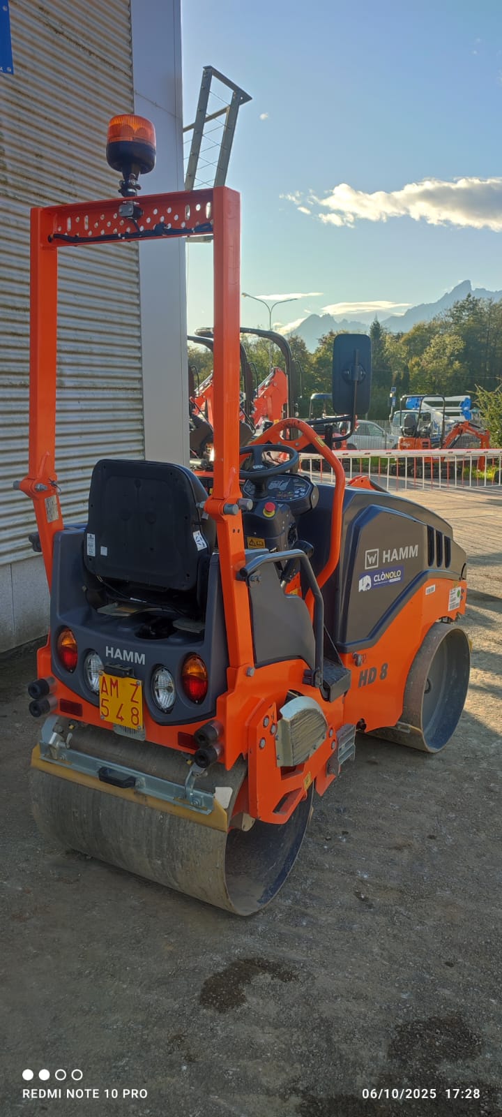 Rullo tandem compatto HAMM HD 8 VV - Franco Clò Macchine Movimento Terra