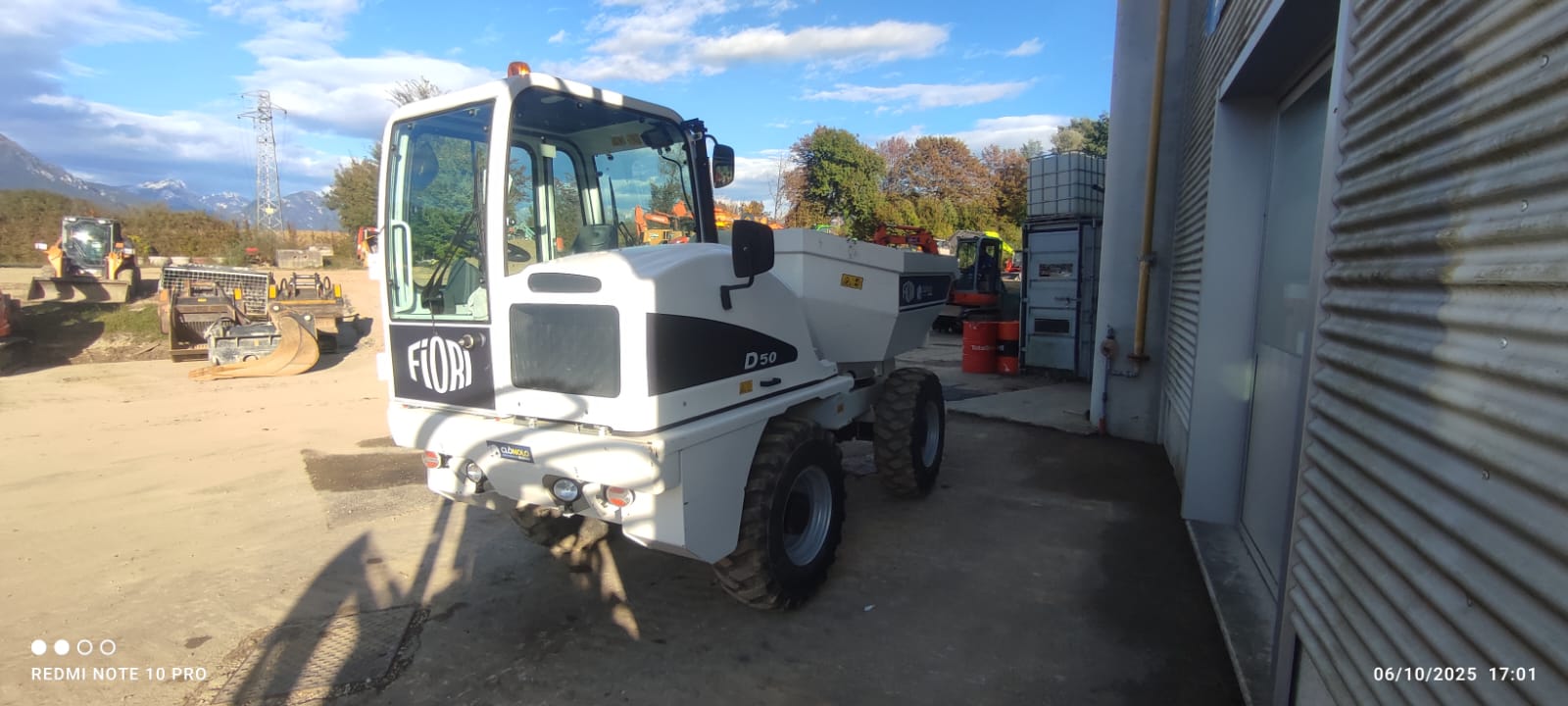 Dumper compatto FIORI D50 - Franco Clò Macchine Movimento Terra