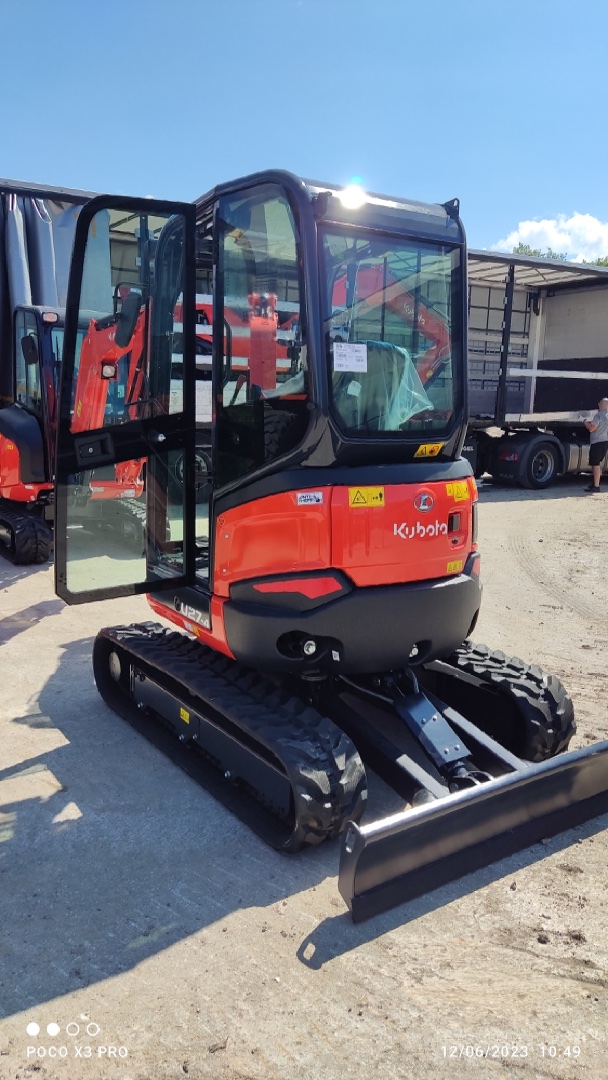 KUBOTA U 27.4 GLAT mini excavator - Franco Clò Macchine Movimento Terra