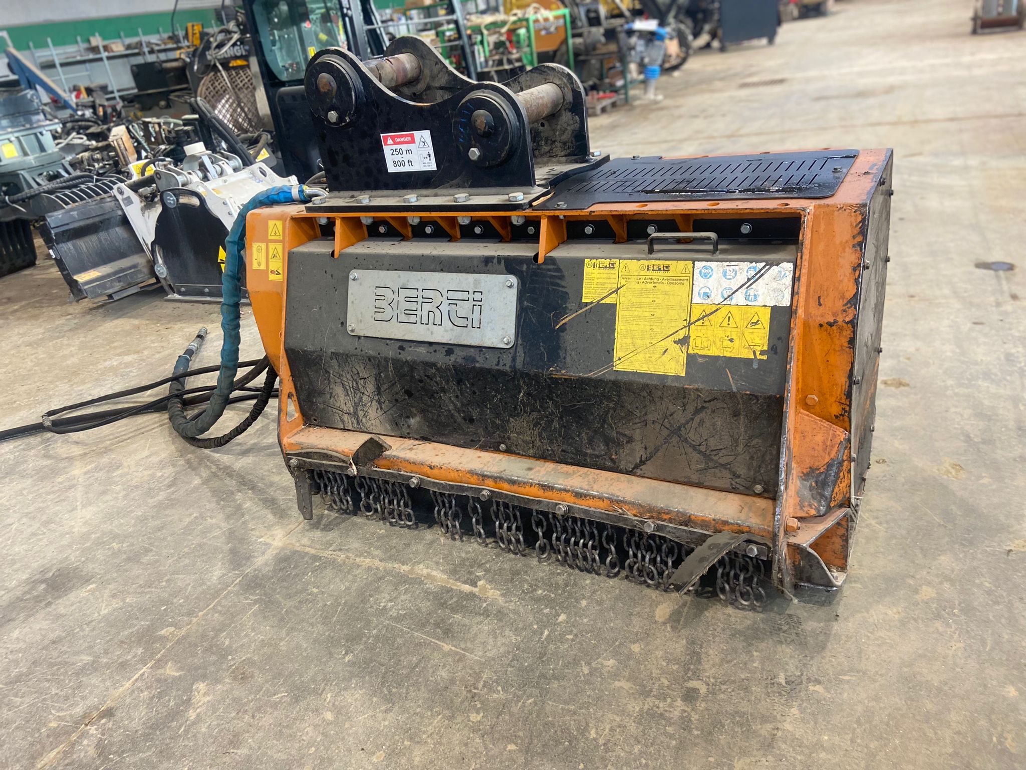 Trincia forestale BERTI EFX/MD/SB L=140 CUSTOM - Franco Clò Macchine Movimento Terra