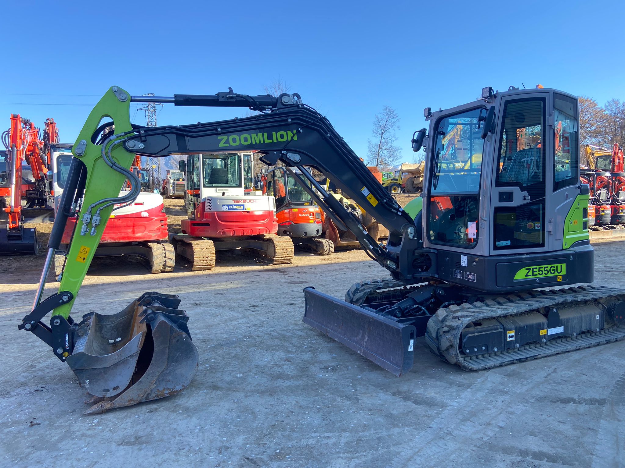 Mini escavatore ZOOMLION ZE 55 GU AC - Franco Clò Macchine Movimento Terra