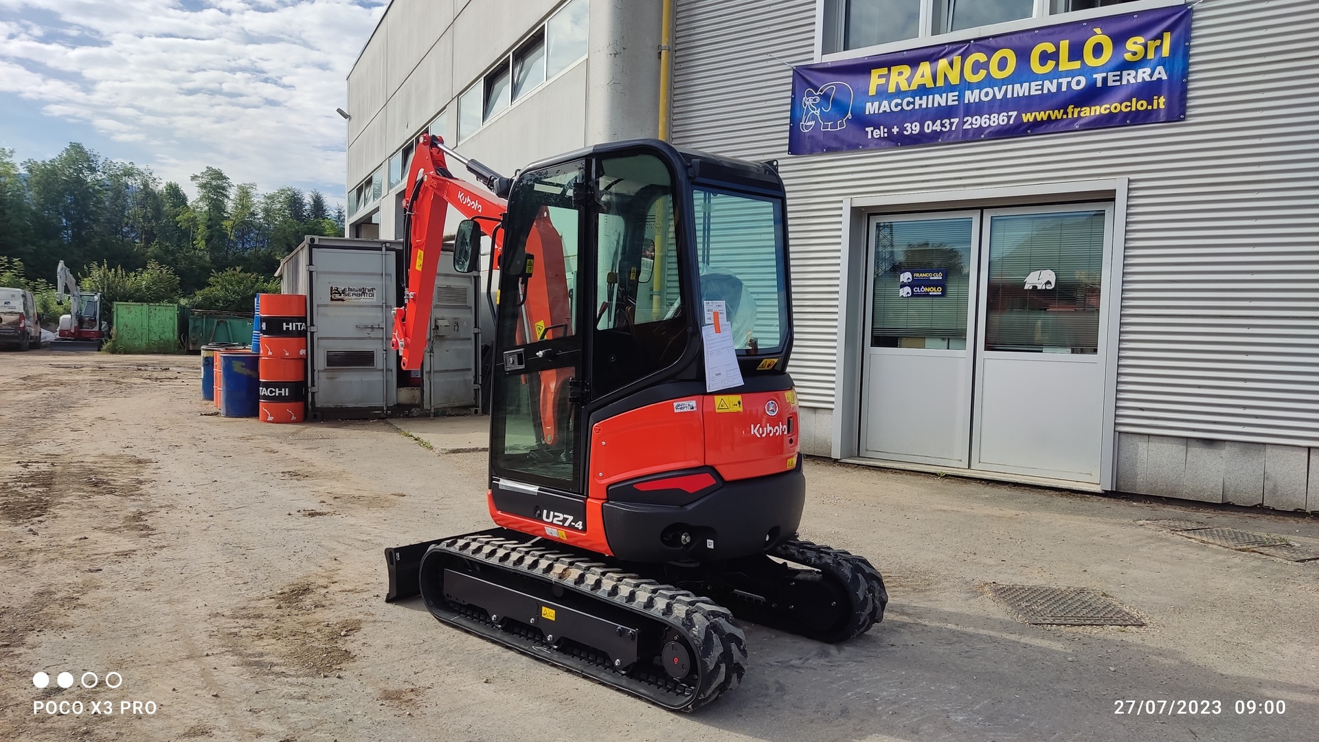 KUBOTA U 27.4 GLAT mini excavator - Franco Clò Macchine Movimento Terra