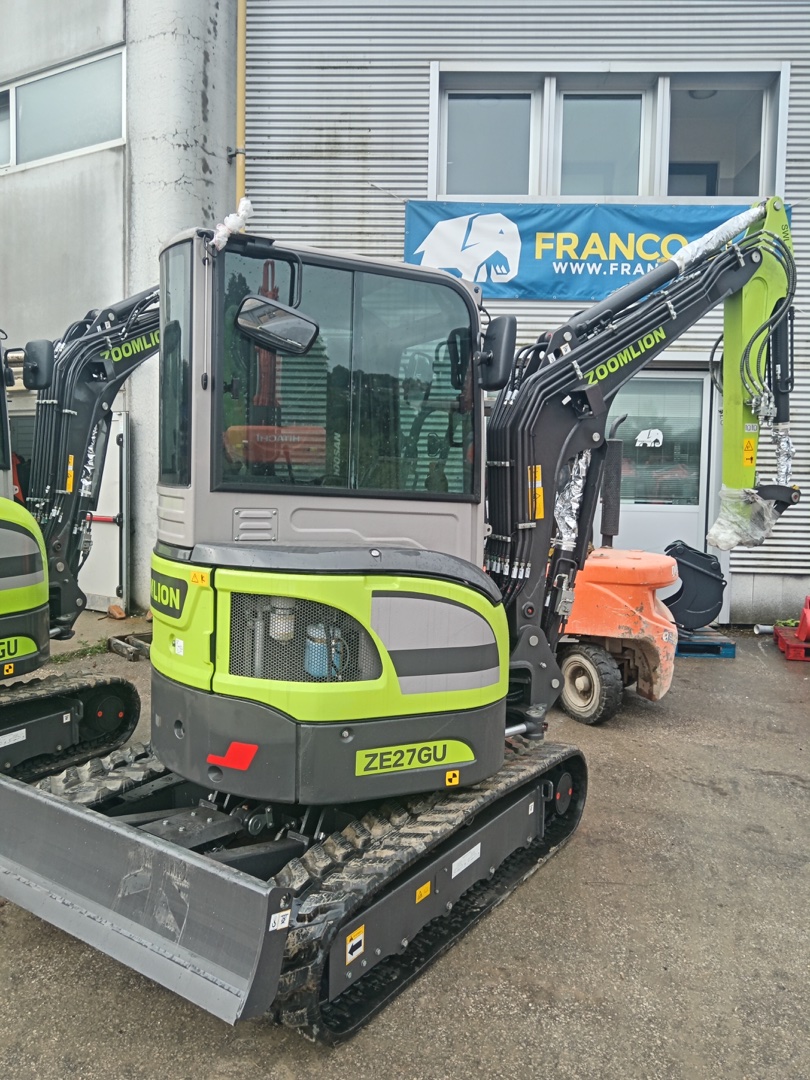 ZOOMLION ZE 27 GU AC compact mini excavator - Franco Clò Macchine Movimento Terra