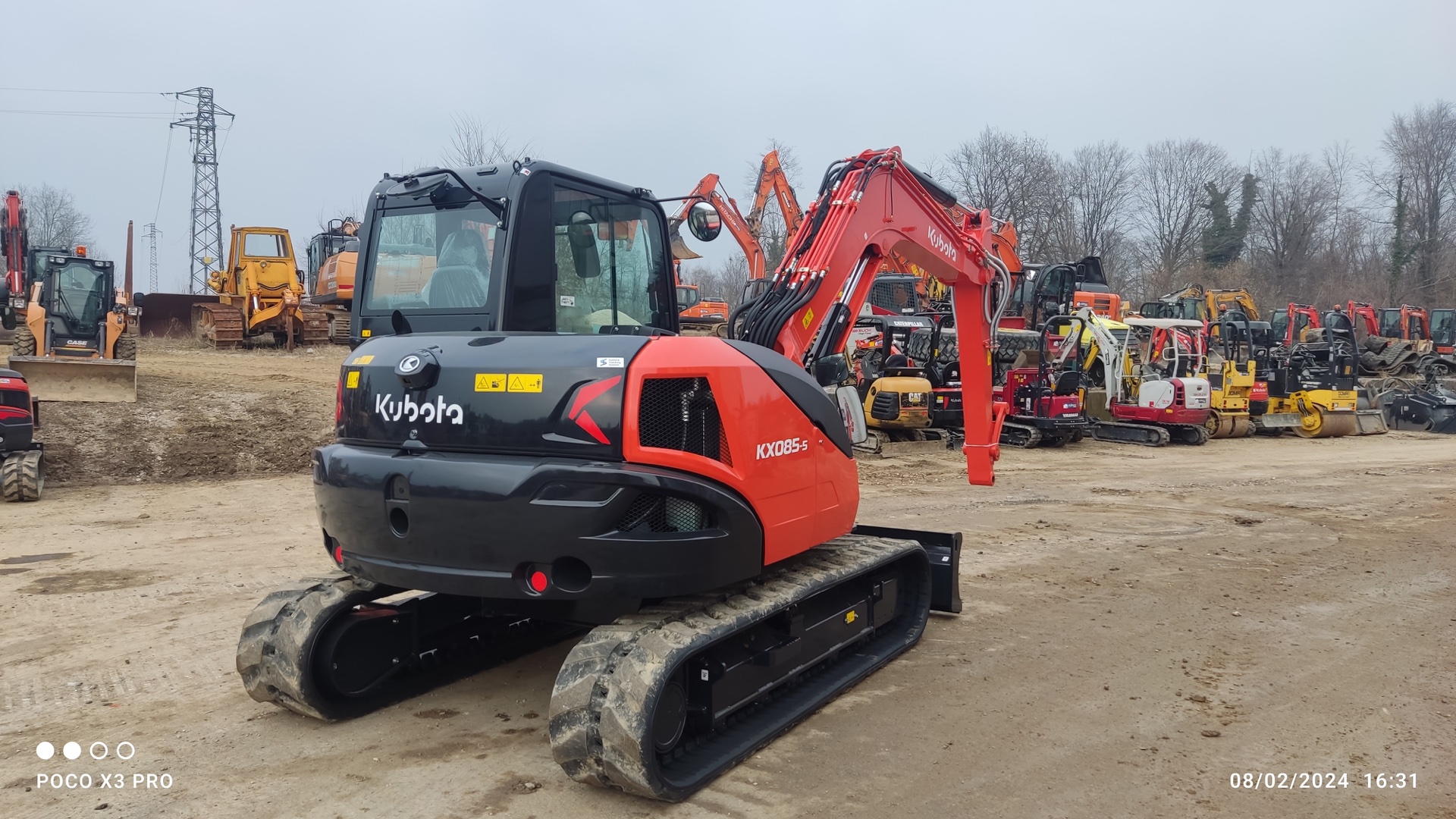 Midi escavatore KUBOTA KX085-5 GLAT - Franco Clò Macchine Movimento Terra