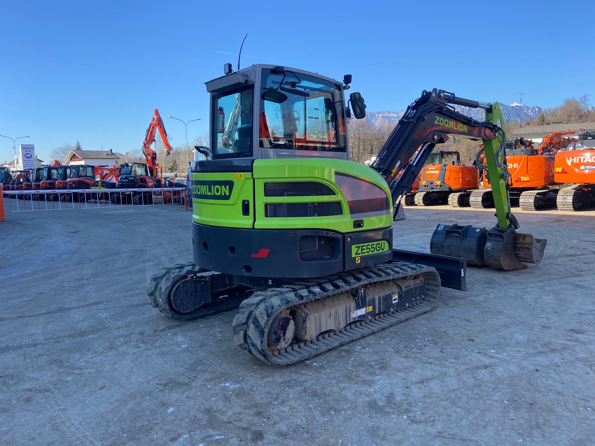 Mini escavatore ZOOMLION ZE 55 GU AC - Franco Clò Macchine Movimento Terra