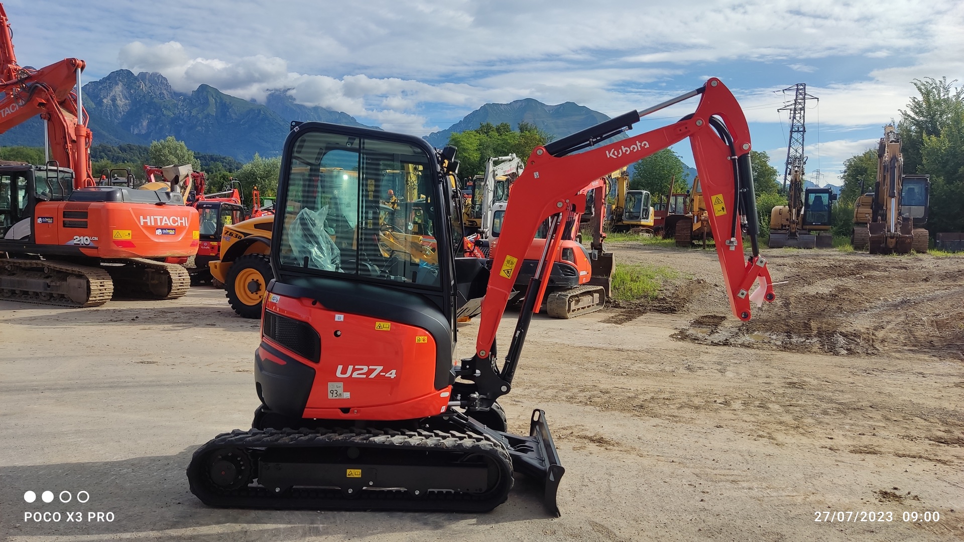 KUBOTA U 27.4 GLAT mini excavator - Franco Clò Macchine Movimento Terra