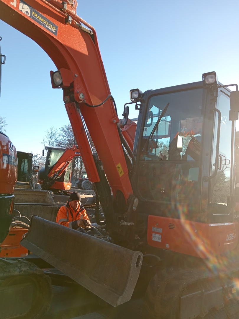 KUBOTA U 36.4 KGLS2 AT mini excavator - Franco Clò Macchine Movimento Terra