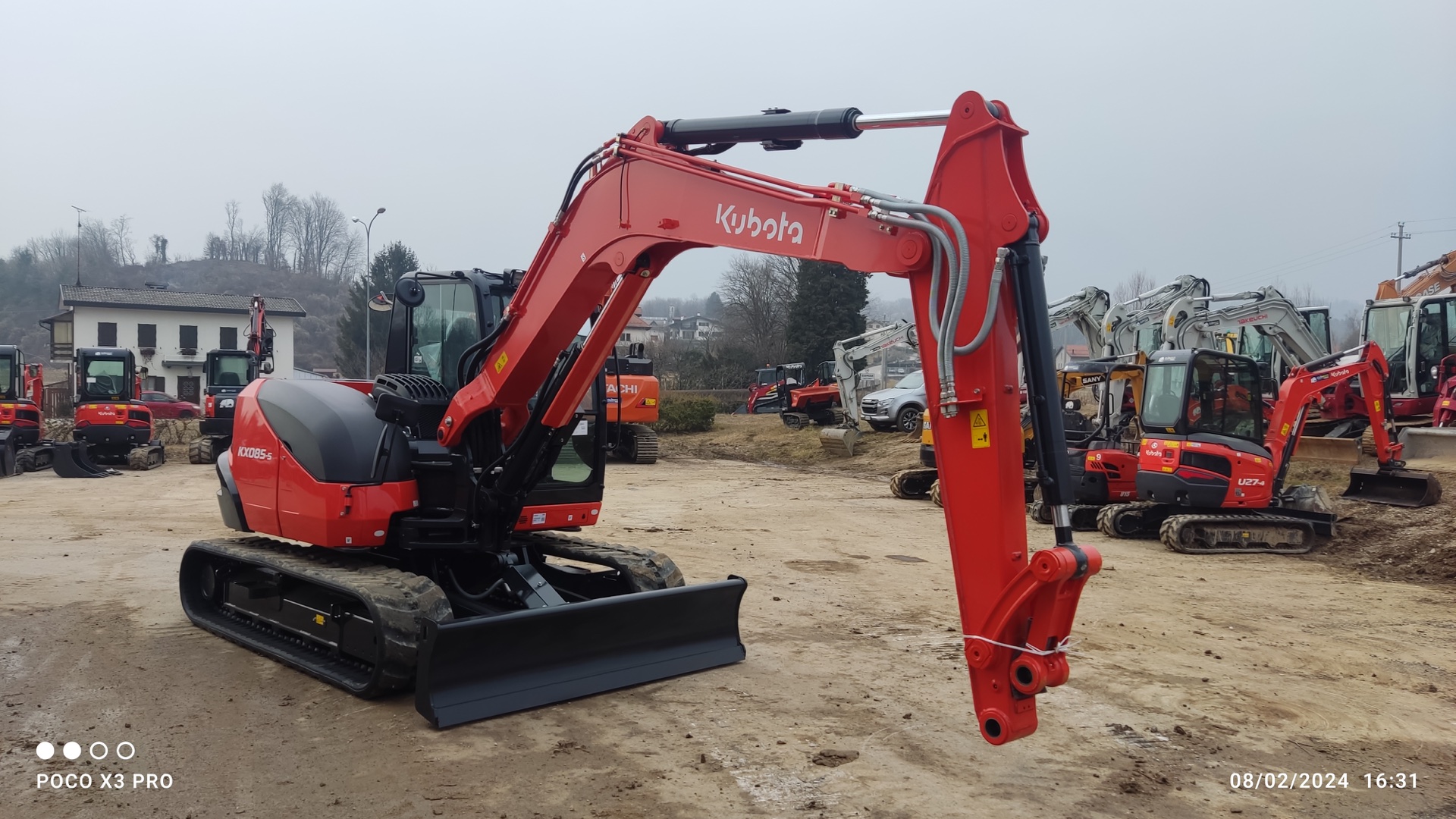 Midi escavatore KUBOTA KX085-5 GLAT - Franco Clò Macchine Movimento Terra