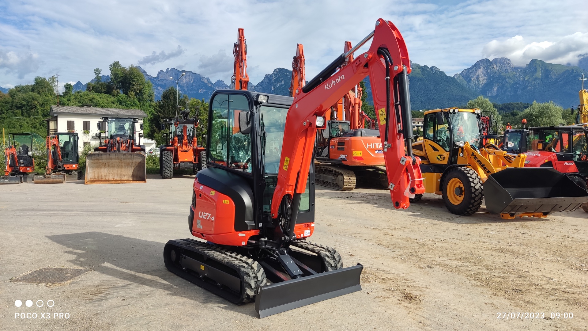 KUBOTA U 27.4 GLAT mini excavator - Franco Clò Macchine Movimento Terra