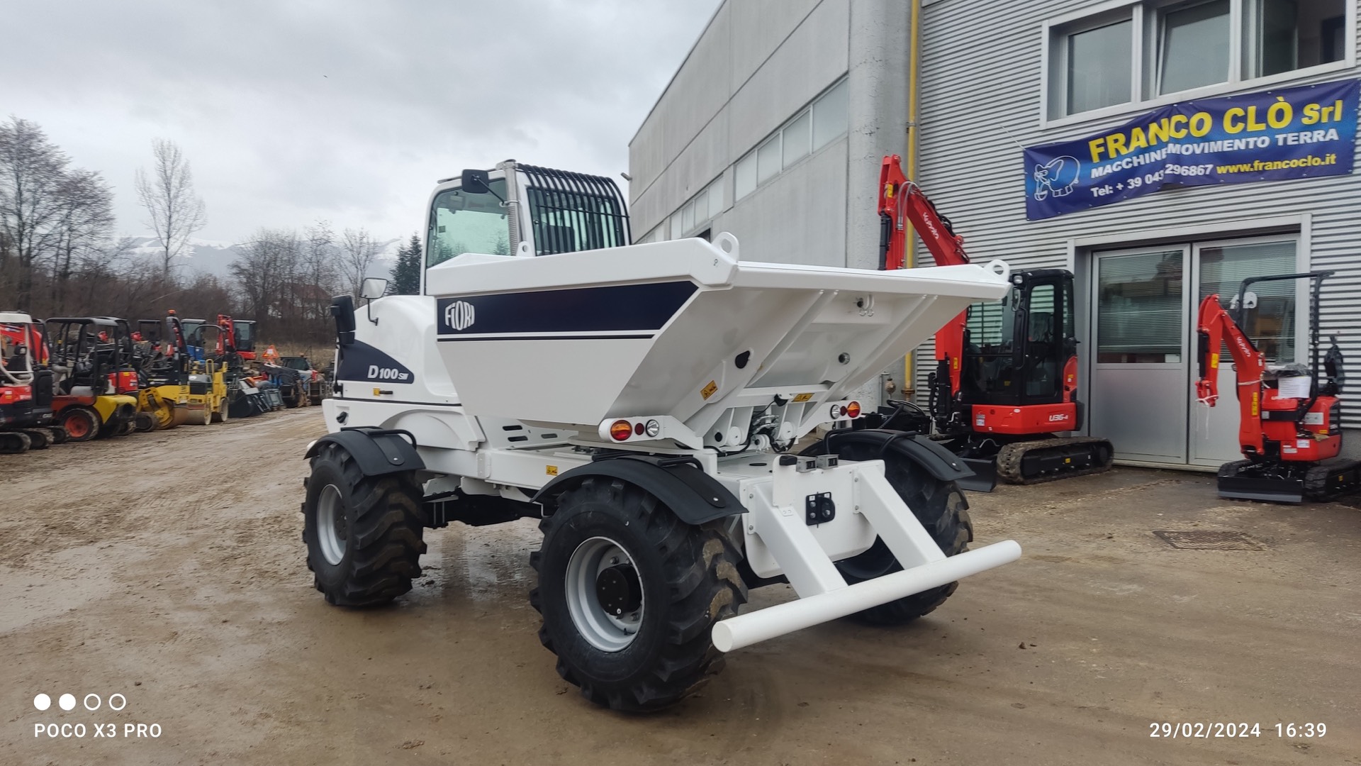 Dumper FIORI D 100 SW - Franco Clò Macchine Movimento Terra