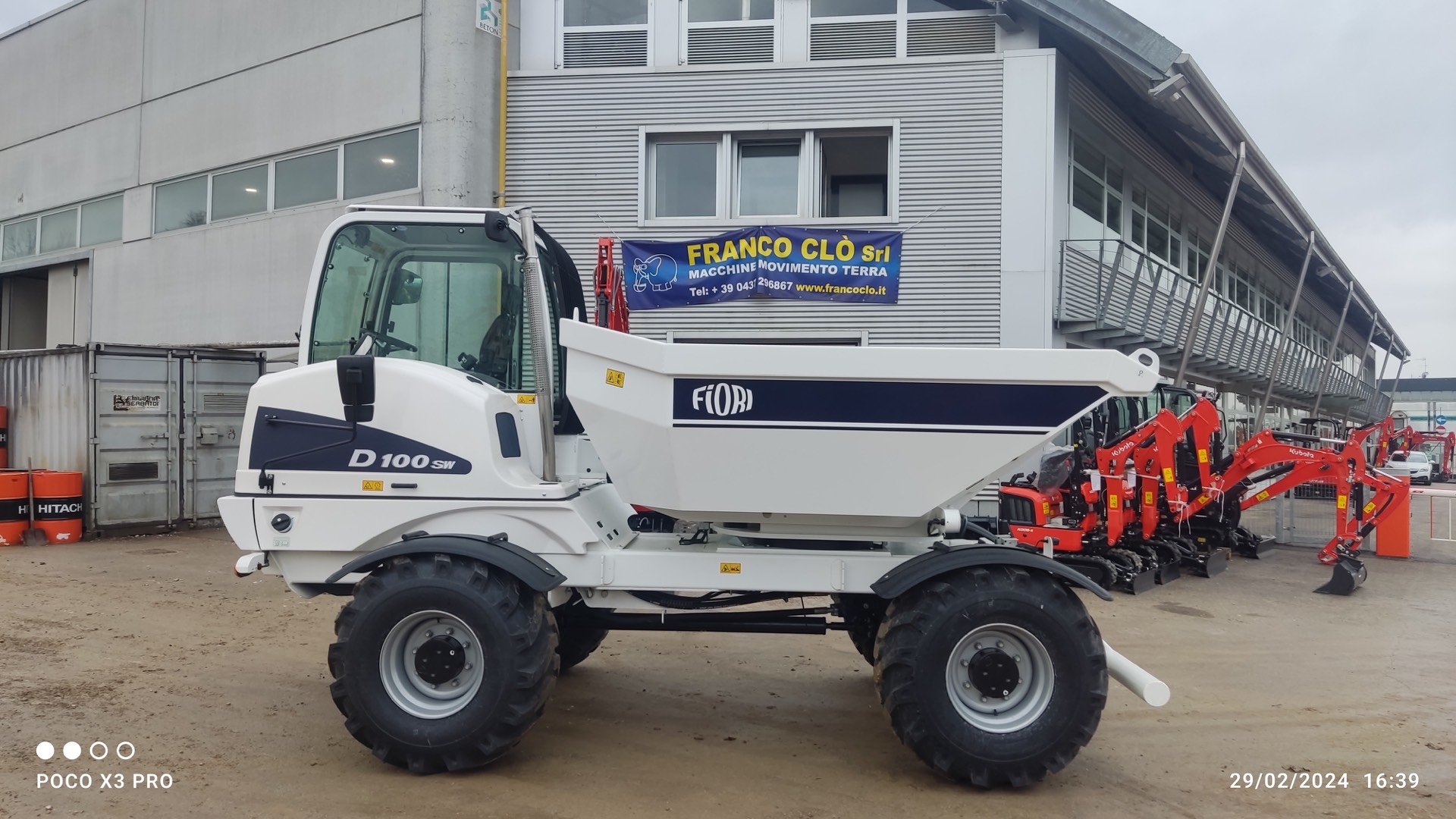 Dumper FIORI D 100 SW - Franco Clò Macchine Movimento Terra