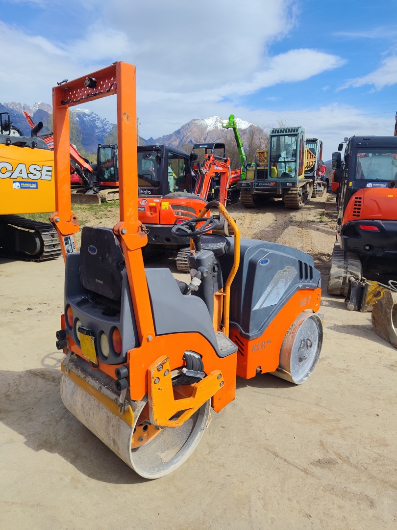 Rullo tandem compatto HAMM HD 8 - Franco Clò Macchine Movimento Terra