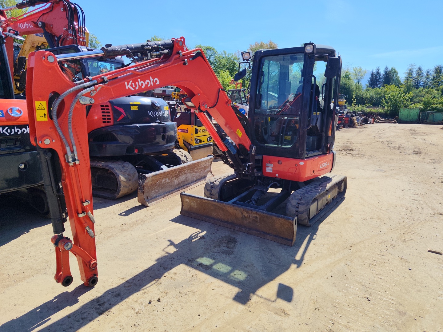 Mini escavatore KUBOTA U36-4 KGLS2AT - Franco Clò Macchine Movimento Terra