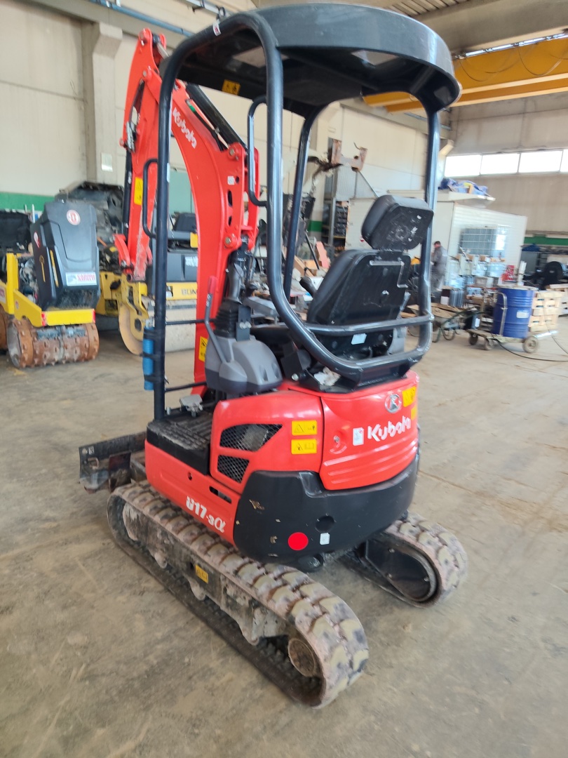Mini escavatore KUBOTA U17-3a NVHGLAT - Franco Clò Macchine Movimento Terra