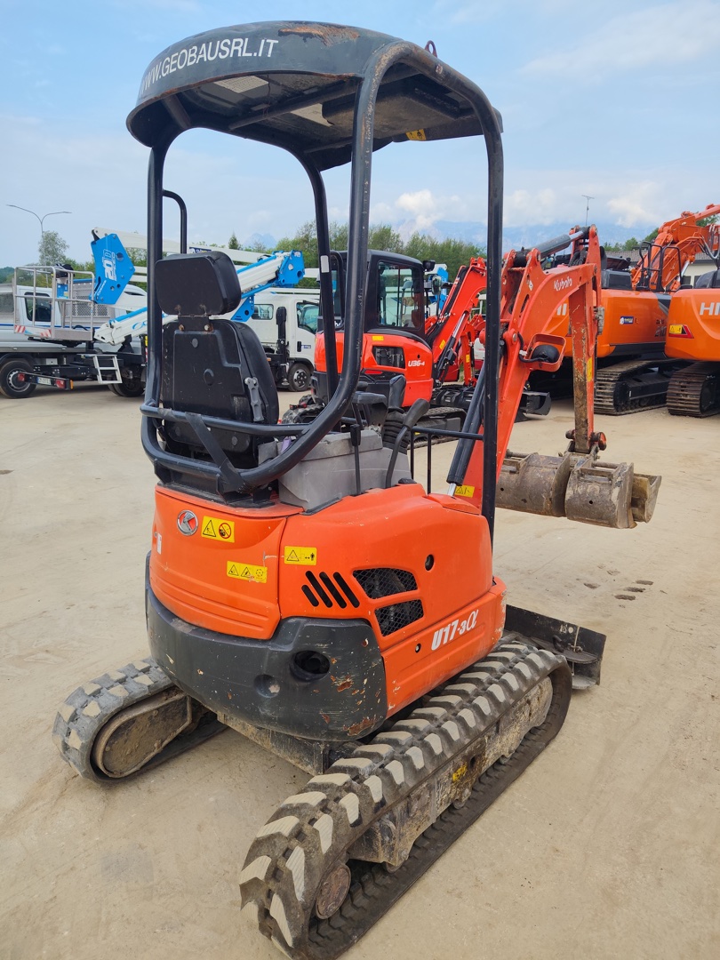 Mini escavatore KUBOTA U17-3a NVHGLAT - Franco Clò Macchine Movimento Terra