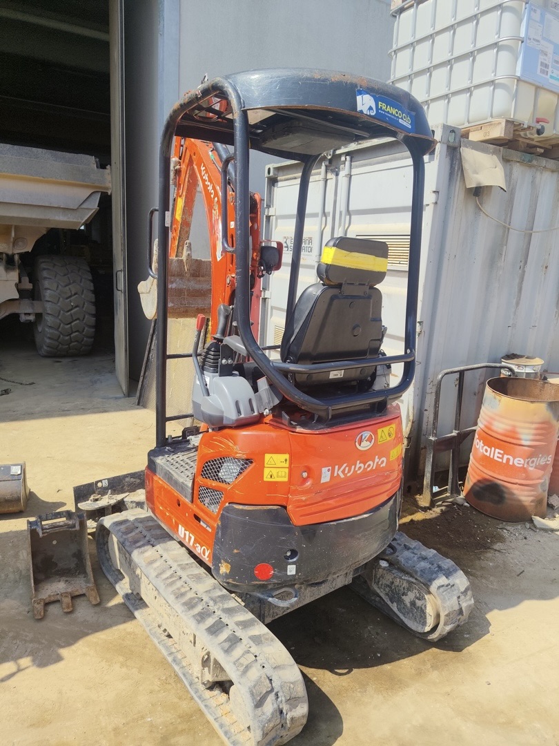 Mini escavatore KUBOTA U17-3a - Franco Clò Macchine Movimento Terra