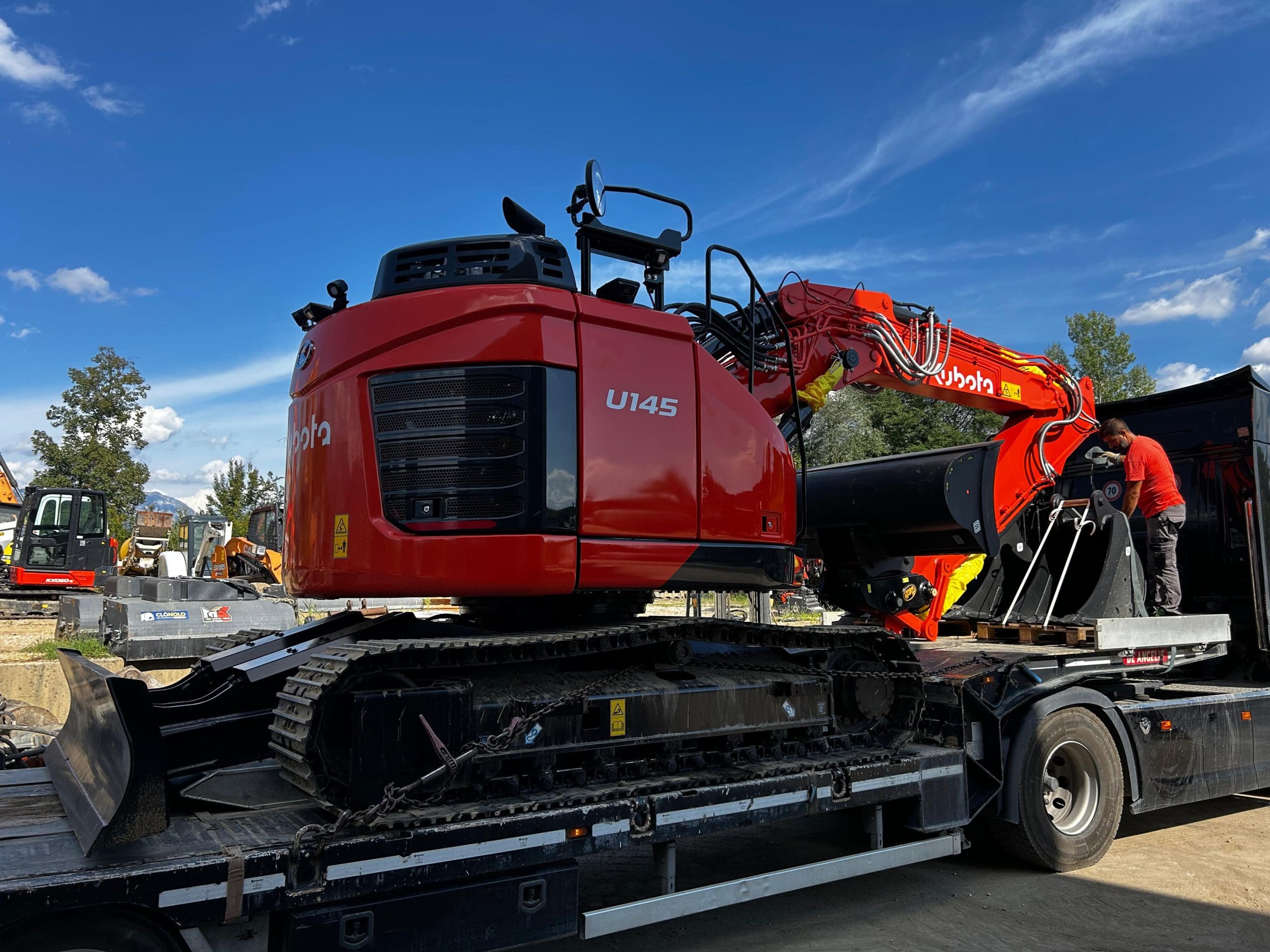 Kubota U145: il nuovo escavatore da 14 tonnellate è nel parco nolo Franco Clò - Franco Clò Macchine Movimento Terra